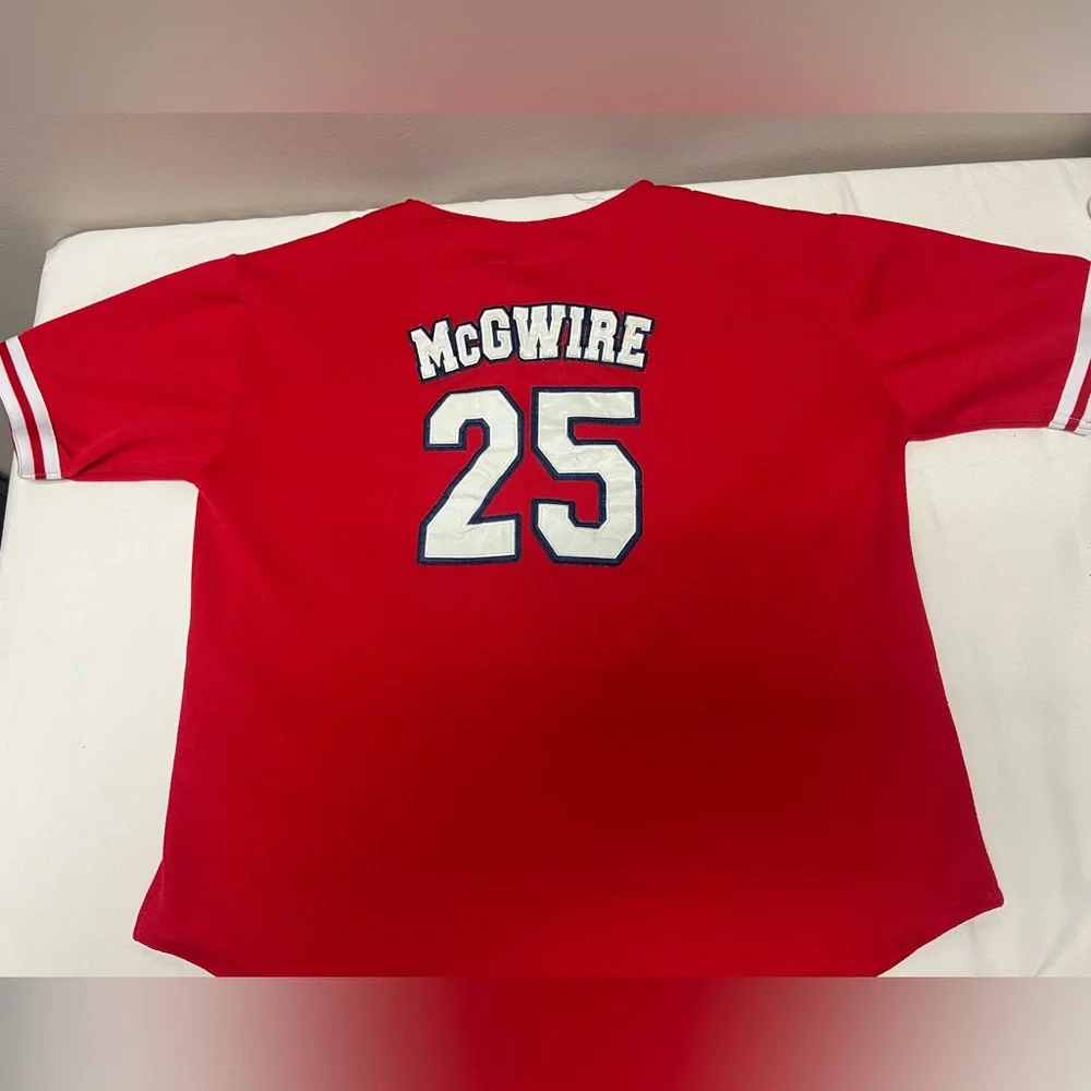 Vintage St. Louis Baseball Jersey - McGwire #25. Excellent condition. Size L - Picture 4 of 5